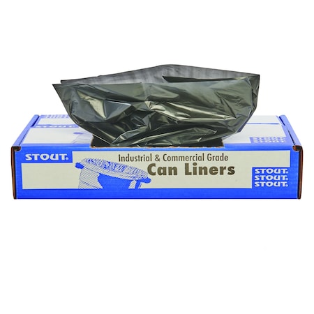 Stout By Envision 65 gal Trash Bags, Brown/Black, 100 PK T5051B15